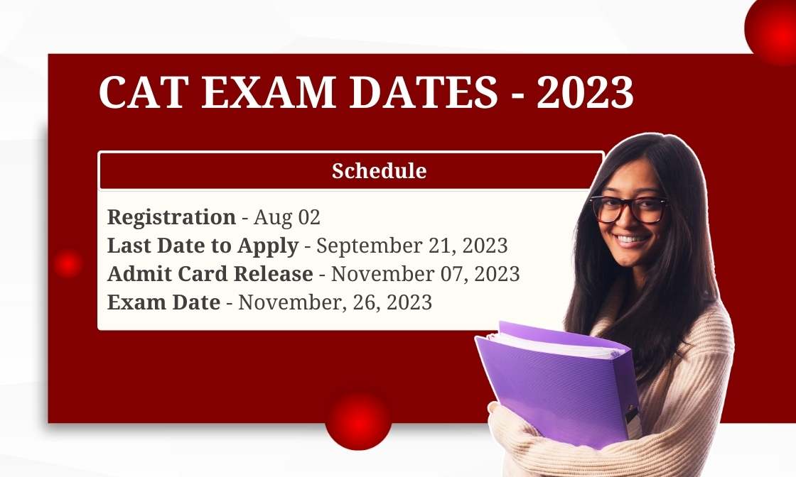 cat exam date 2023 | Image with exam information